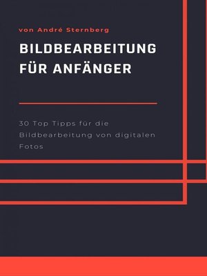 cover image of Bildbearbeitung für Anfänger